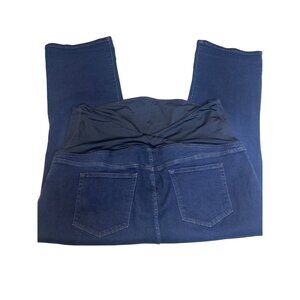 Isabel By Ingrid & Isabel Maternity Boot Cut Jeans Size 18 Blue Stretch Denim